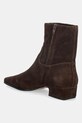Obuwie Nokwol botki zamszowe Dusty Chocolate Suede Dusty.Chocolate.Suede brązowy