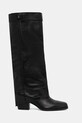 Nokwol kozaki skórzane Weather Black Leather Weather.Black.Leather czarny AW25