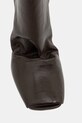 Rick Owens Lilies kozaki skórzane Cantilever 11 brązowy LI02E3801.LS