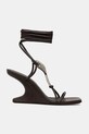 Kožne sandale Rick Owens Lilies Cantilever 8 Hydra Sandals LI02E3809.LLP smeđa AW25