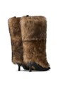 Obuwie UGG kozaki x Ambush Fur Heel 1176810.BRN brązowy