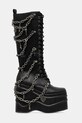 Vysoké čižmy Koi Footwear klinový čierna The.Amygdala