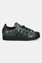 Шкіряні кросівки adidas Originals Superstar II W JP8159 зелений AW25