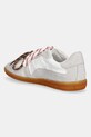 Obuwie Nokwol sneakersy skórzane August August.White.Sheep szary