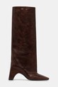 Coperni kozaki skórzane Bridge Boot COPSH03F6064 brązowy AW25