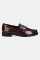 Clarks Originals mokasyny skórzane Straven Edge 26184847 bordowy AW25