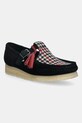 Clarks Originals mocasini Wallabee T Bar plat negru 26183811