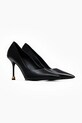 Vanda Novak szpilki skórzane Aleksandra Aleksandra.Deep.Black czarny AW25