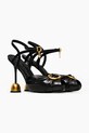 Vanda Novak sandały skórzane Loreen Loreen.Deep.Black czarny AW25