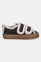 Inuikii sneakersy zamszowe Shearling Low Velcro 1001.001.0231.152 brązowy AW25