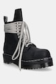 Кожени кубинки Rick Owens DRKSHDW x Dr. Martens Quad Sole Steel Toe Boot без изолация черен DW02E6813.9001
