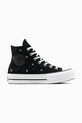 Converse trampki Chuck Taylor All Star Lift płaska czarny A14531C