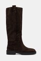 Nokwol kozaki zamszowe Jose Brown Leather Jose.Brown.Leather brązowy AW25