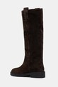 Obuwie Nokwol kozaki zamszowe Jose Brown Leather Jose.Brown.Leather brązowy