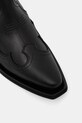 GANNI kowbojki Mid Shaft Embroidered Western Boot czarny S3110