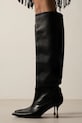 Кожени ботуши Vanda Novak Kaja Deep Black Kaja.Deep.Black