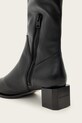 AllSaints kozaki skórzane Avril Knee High Boot czarny W014FC