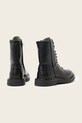 Obuwie AllSaints workery skórzane Escher Lace Up Boot W084FD czarny