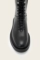 AllSaints workery skórzane Escher Lace Up Boot W084FD czarny