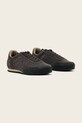 AllSaints sneakersy skórzane Harri Sneaker W090FD brązowy AW25
