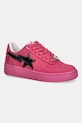 A Bathing Ape sneakersy skórzane BAPE STA #4 niska różowy 1L30291309