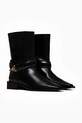 Vanda Novak botki skórzane ZOEY DEEP BLACK ZOEY.DEEP.BLACK czarny AW25