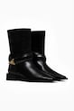Vanda Novak botki skórzane ZOEY DEEP BLACK ZOEY.DEEP.BLACK czarny AW25