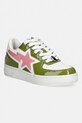 A Bathing Ape sneakersy skórzane BAPE STA ICON #2 niska zielony 001FWL302306L