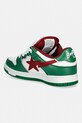 Obuwie A Bathing Ape sneakersy skórzane NEW BAPE SK8 STA #1 001FWL302310L zielony