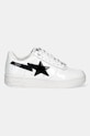 Kožne tenisice A Bathing Ape BAPE STA #1 001FWL802301L bijela AW25