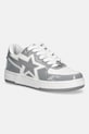A Bathing Ape sneakersy skórzane BAPE STA ICON #1 niska szary 001FWL802305L