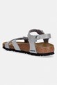 Dziewczynka Birkenstock sandały dziecięce Kumba 1030536.36.39 srebrny