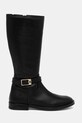 Tommy Hilfiger kozaki skórzane dziecięce T4A6.34037 czarny AW25