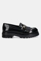 Elisabetta Franchi mokasyny F4A4.E0398 czarny AW25