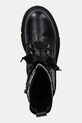Elisabetta Franchi workery skórzane dziecięce czarny F4A5.E0422.35.38