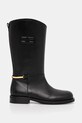 Детские кожаные сапоги Elisabetta Franchi F4A6.E0449 чёрный AW25