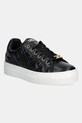 Elisabetta Franchi sneakersy skórzane niska czarny F4A9.E0357