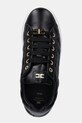 Elisabetta Franchi sneakersy skórzane czarny F4A9.E0357