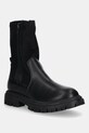 Calvin Klein Jeans botki dziecięce imitacja skóry licowej czarny V3A5.83123.35.39