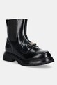 Tommy Hilfiger botki dziecięce imitacja skóry licowej czarny T3A5.34017