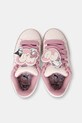 Puma sneakersy zamszowe dziecięce Suede XL HK&FR 2 403393 różowy AW25