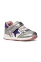Geox sneakersy dziecięce RISHON syntetyczny srebrny B560LA.0AJAS.18.26
