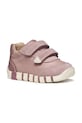 Geox sneakersy skórzane dziecięce IUPIDOO skóra zamszowa różowy B5658C.08522.18.26