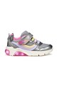 Dziewczynka Geox sneakersy dziecięce FADINLIGHT J55M4A.0AJGN.28.31 srebrny