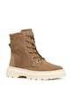 Detské semišové topánky Geox KIDDARTAH jemné zateplenie hnedá J56NDA.00022.28.35