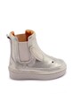 Dziewczynka Donsje buty skórzane niemowlęce Kheera Boots Bunny 1504401 srebrny