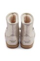Donsje buty zimowe skórzane dziecięce Xelly Boots Bunny 2031701.22.28 srebrny