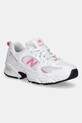 New Balance sneakersy dziecięce 530 imitacja skóry licowej biały GR530CL
