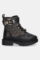 Michael Kors workery dziecięce MADELINE COLBY imitacja skóry licowej czarny MK02805002