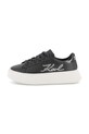 Karl Lagerfeld tenisówki skórzane Z30978.36.39 czarny AW25